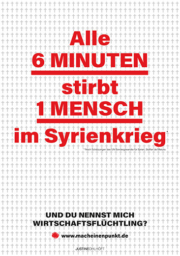 allepaarminuten. Syrienkrieg. Wirtschaftsflüchtling