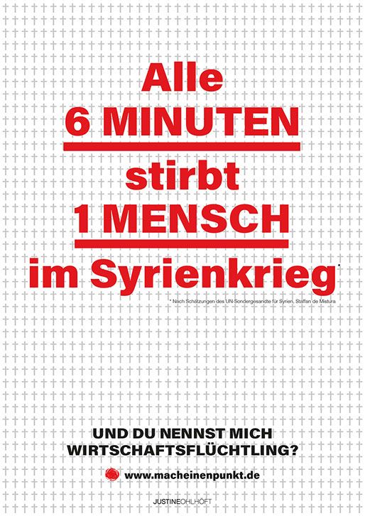 allepaarminuten. Syrienkrieg. Wirtschaftsflüchtling