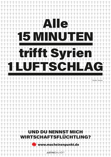 allepaarminuten. Syrienkrieg. Wirtschaftsflüchtling