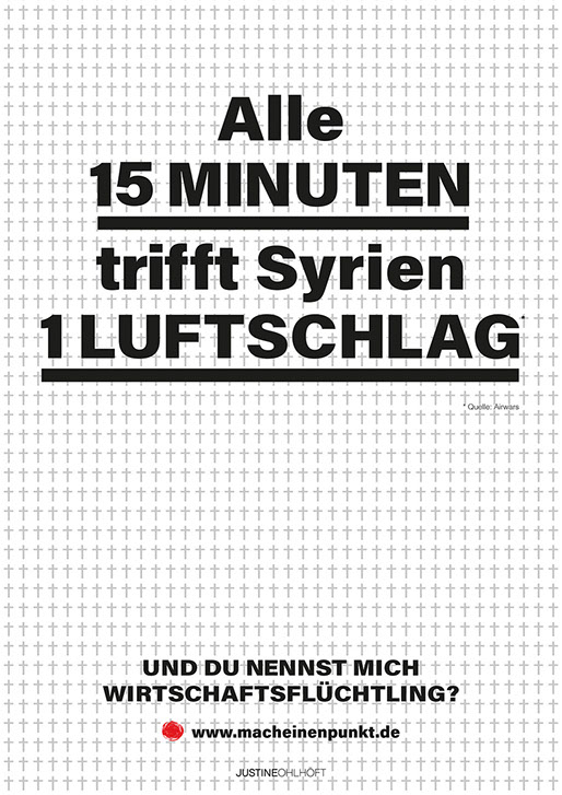 allepaarminuten. Syrienkrieg. Wirtschaftsflüchtling